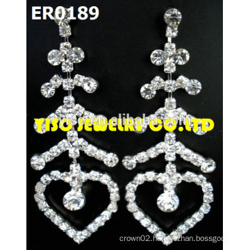 designer charm rhinestone earring